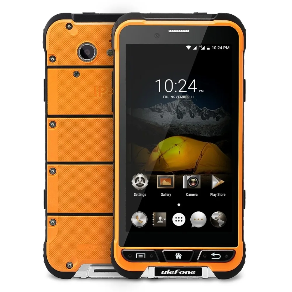 Ulefone Armor IP68 водонепроницаемый пылезащитный Android 6,0 мобильный телефон MTK6753 Восьмиядерный 3G+ 32G 4G LTE 13 МП 4,7 дюймов 3500 мАч NFC OTG