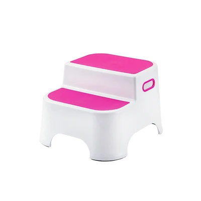 Табурет для детей, Детский табурет для туалета, тренировочный табурет для ванной, кухни - Color: pink