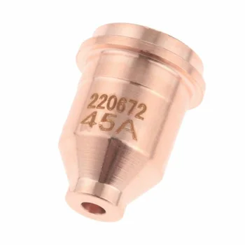

220672 For 45 45A Gouging Processes 5pcs Welding Replace TIG Plasma Nozzle Hot