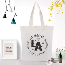 Текстовый Тип Холщовая Сумка Для Покупок Сумка на заказ Печать текстовый логотип DIY ежедневное использование экологическая многоразовая утилизация