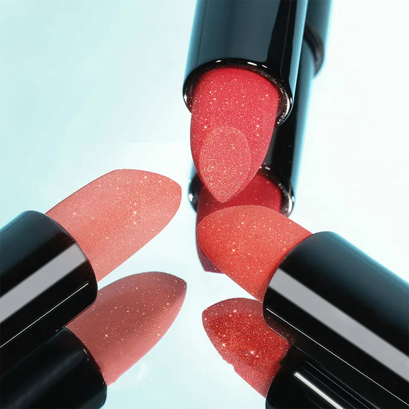 

Nude Sexy Lip Paste Waterproof Makeup Moisturizer Lip Tint New 9 Glitter Colors Matte Long Lasting Non-stick Cup Lipstick TSLM1
