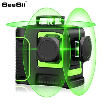 

12 Lines 3D Green Laser Level Self Leveling 360 Horizontal an Vertical Cross Super Powerful Green Laser Beam Line