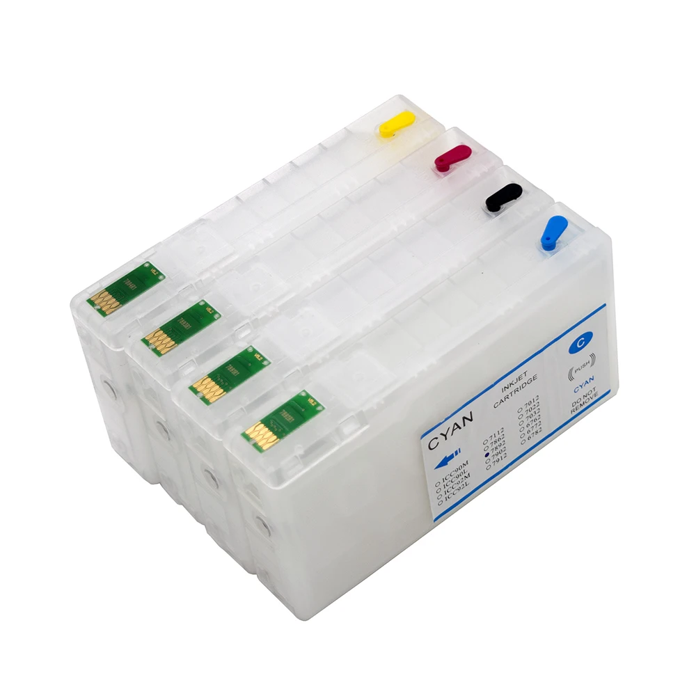 Европейские T7901-T7904 многоразовые чернильные картриджи для принтеров Epson WF-5620 WF-4640
