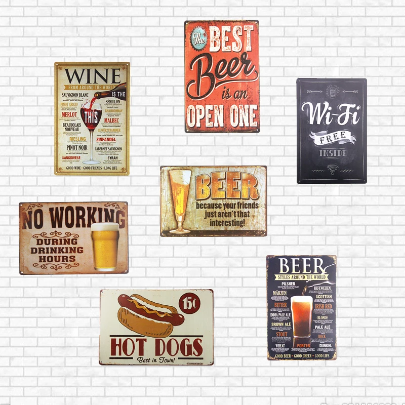 

Metal Poster Tin Sign,Whiskey Drink Post, Bar, Home Decor, Man Cave, Pub,Hand Made