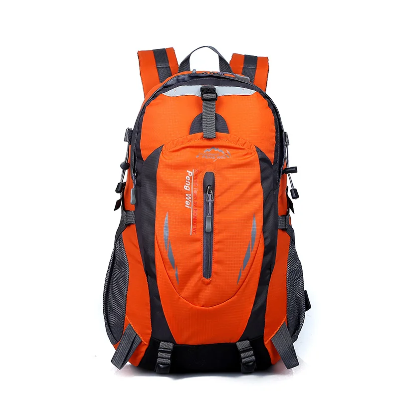 40л Открытый водонепроницаемый прочный походный рюкзак для женщин и мужчин походная дорожная сумка треккинг спортивная альпинистская сумка рюкзак WYM301 - Цвет: Оранжевый
