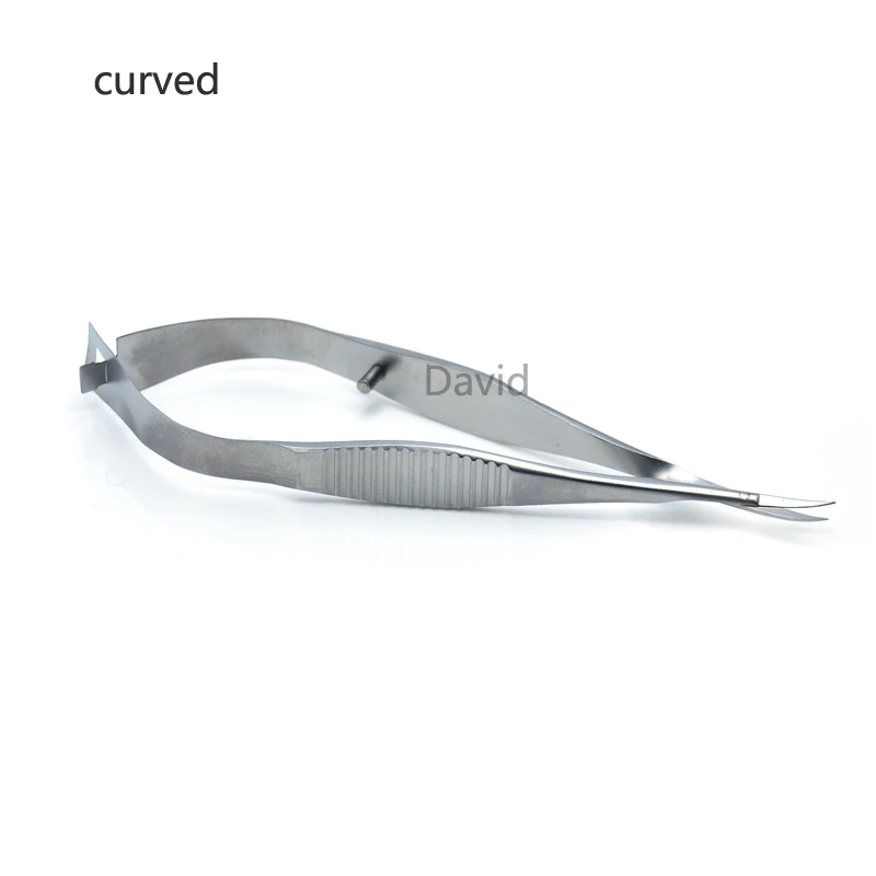 8.5cm Steel titanium iris scissors micro instruments ophthalmic instruments ultra-thin Venus scissors micro