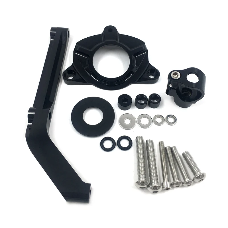 Motorbike CNC Damper Steering StabilizerLinear Reversed Safety Damper+Bracket  (5)