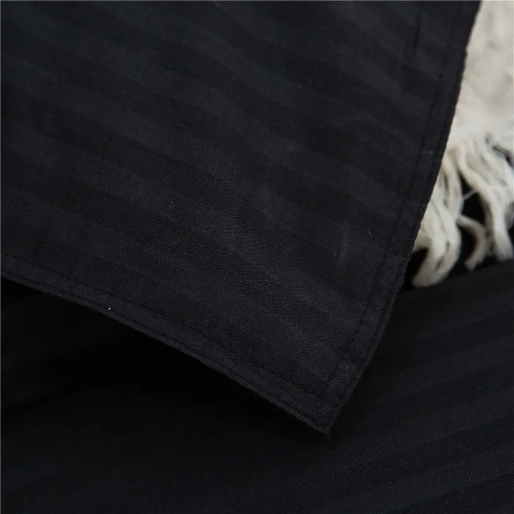 LOVINSUNSHINE черный Евро постельный комплект queen Размер одноцветная полоска Kingduvet Cover Hign качество одеяло кровать