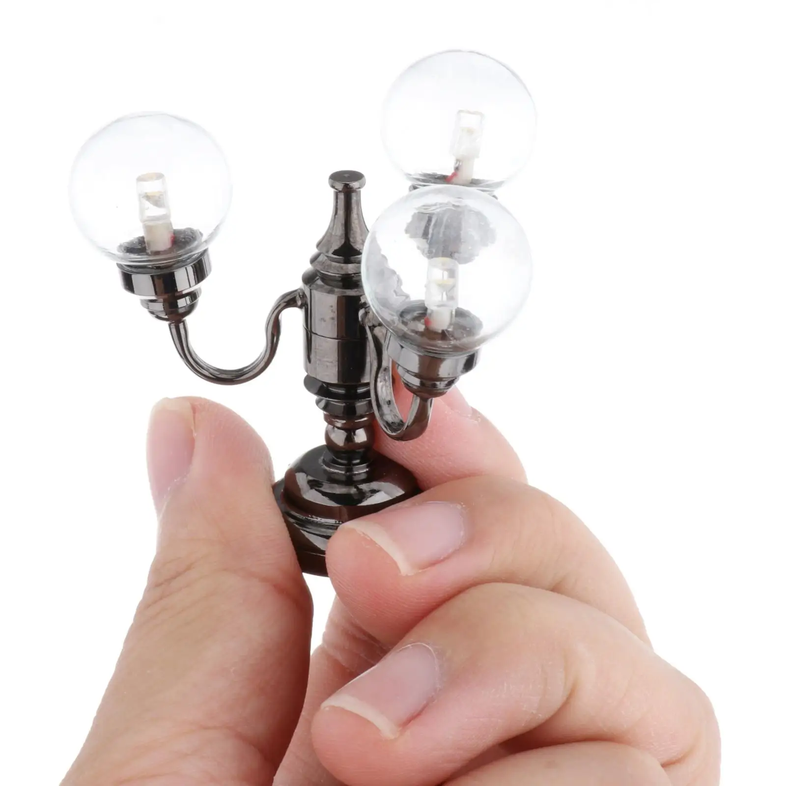 1:12 Mini Floor Lamp Decoration Home Decor Accessory Ceiling Home Battery Operated Dollhouse LED Lamp