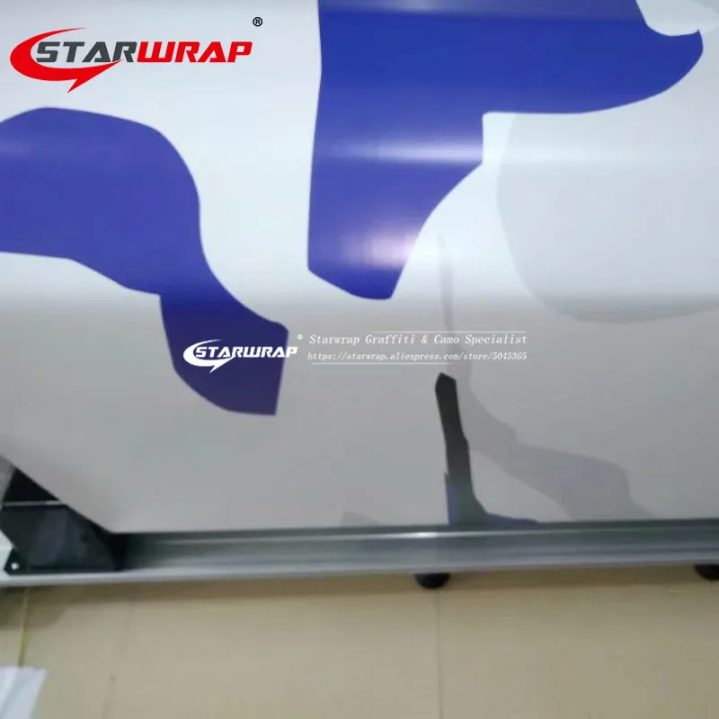 Звезда обертывание Jumbo синий камуфляж для автомобиля виниловая пленка черный синий камуфляж виниловая наклейка дренажный автомобиль обертывание s