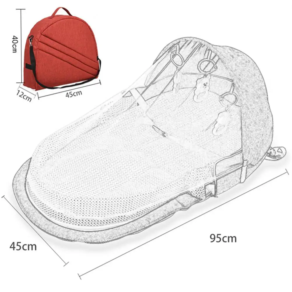 Детская портативная детская кроватка, многофункциональная детская кроватка, модная сумка для мамы, дорожная детская накидка с