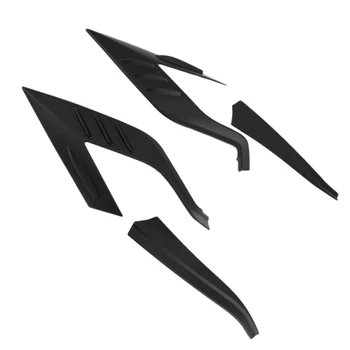 

4Pcs Car Tail Rear Lamps Trim Ring Covers Decoration Stickers for Toyota Rav4 2019 2020 Car-Styling Accessories Black