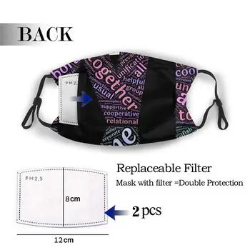 

protective mask with filter We anti dust PM2.5 reuse adult teen child girl