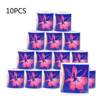 

10PCS Toilet Paper Disposable Portable Facial Tissue Health Cotton Roll Paper Face Cleaning Paper Towel Tissue