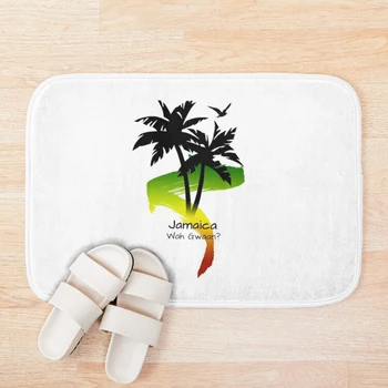 

Jamaica Wah Gwaan Bath Mat 3D Creative Dinosaur Non Slip Bath Mat For Bathroom Carpet Rug Absorbent tapis de bain