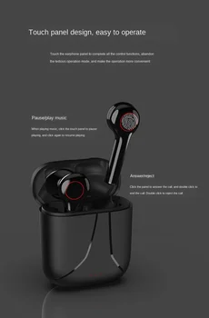 TWS Bluetooth 5 0 Wireless Earphone Earbuds Sports Waterproof 9D Stereo Touch Dual Moving Coil Earphone PK TWS i9000 i500 i12