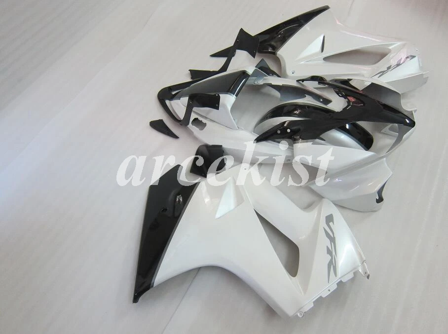 ABS Полный обтекатели наборы+ крышка бака набор подходит для HONDA VFR800 2002-2012 на заказ жемчужина белый