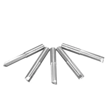 

New 5Pcs 6Mm 22Mm Double Edged Straight Router Bits Straight End Mill Milling Cutter 2 Flutes Cnc Cutting Tungsten Steel Straigh