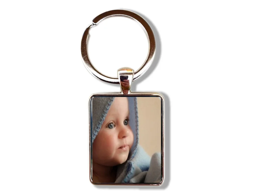 FLTMRH 17x25m mcustom фото брелок для ключей не выцветший заказной брелок фото вашего ребенка мама папа семья любимый человек