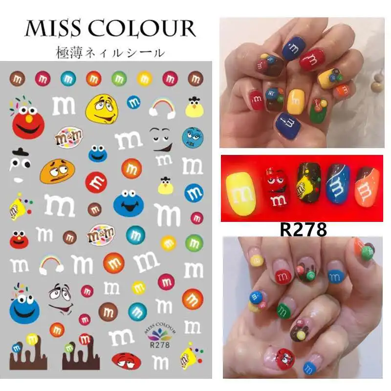 Mix 30PCS Flowers Series Nail Art Water Transfer Printing Stickers Fruit / Star /Animal Pattern Nail Stickers DIY Nail Decoratio