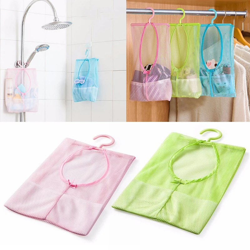 hanging mesh storage toy organizer