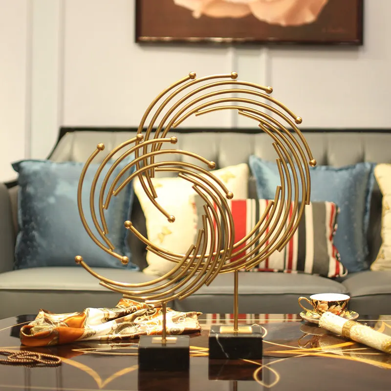 Современные роскошные статуэтки для дома декоративные поделки Fengshui украшения