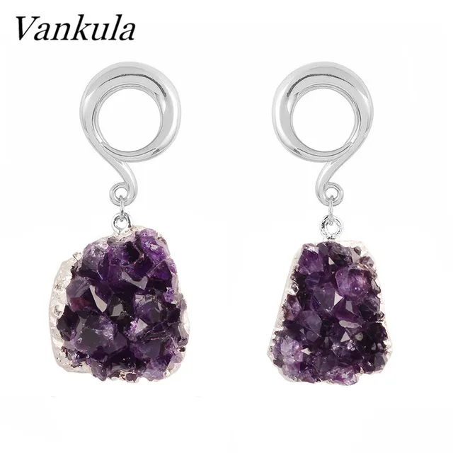 Ear Weights For Stretched Ears Ear Plugs Gauges Stainless Steel Mushroom Ear Tunnels Plug - Temu Dangle Gauges For Ears