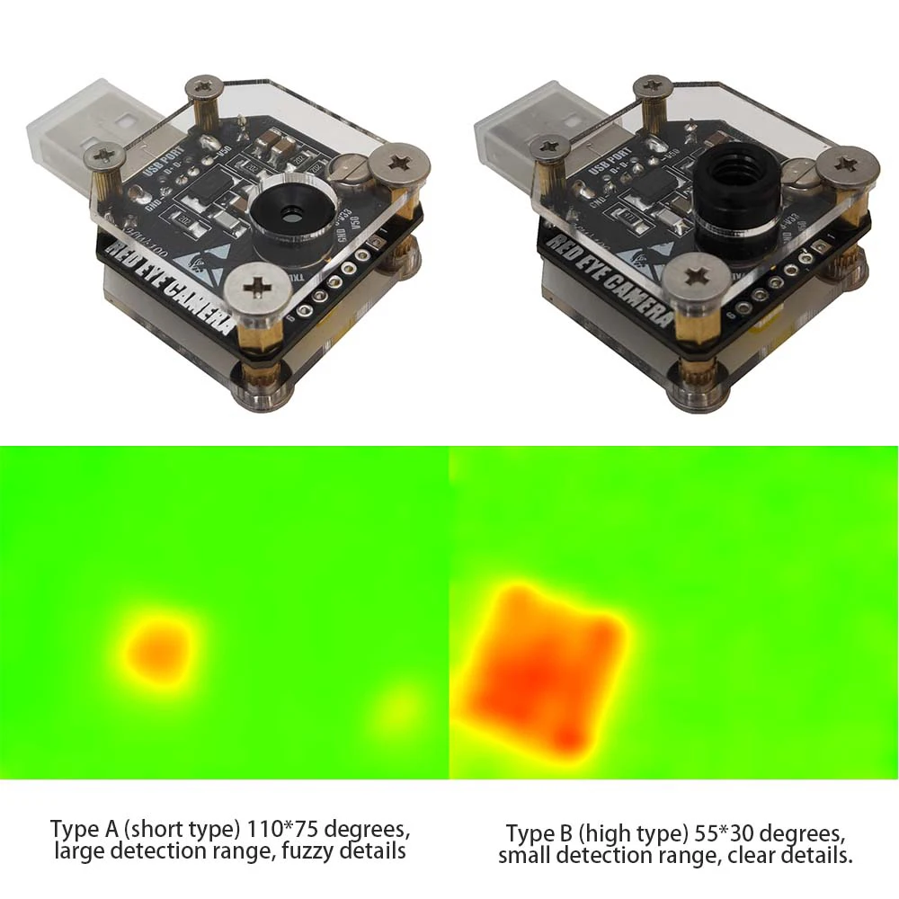 Инфракрасный Imager IFD A B камера Red Eye MLX90640 разрешение 512*384 тепловизор встроенный