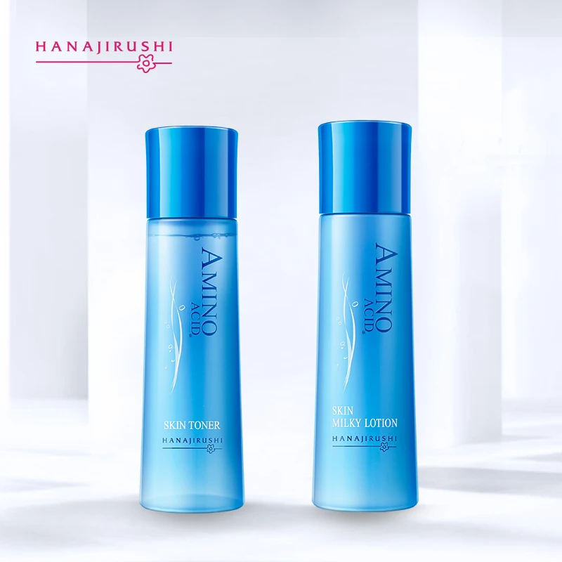 Comprar Juegos de loción de tóner de piel de aminoácidos HANAJIRUSHI, juego de emulsión de agua para maquillaje, hidratante antiedad, suavizante, 198ml