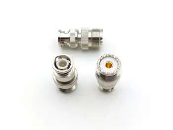 

50pcs BNC Male Plug To UHF SO239 PL-259 Female Jack RF Coaxial connector