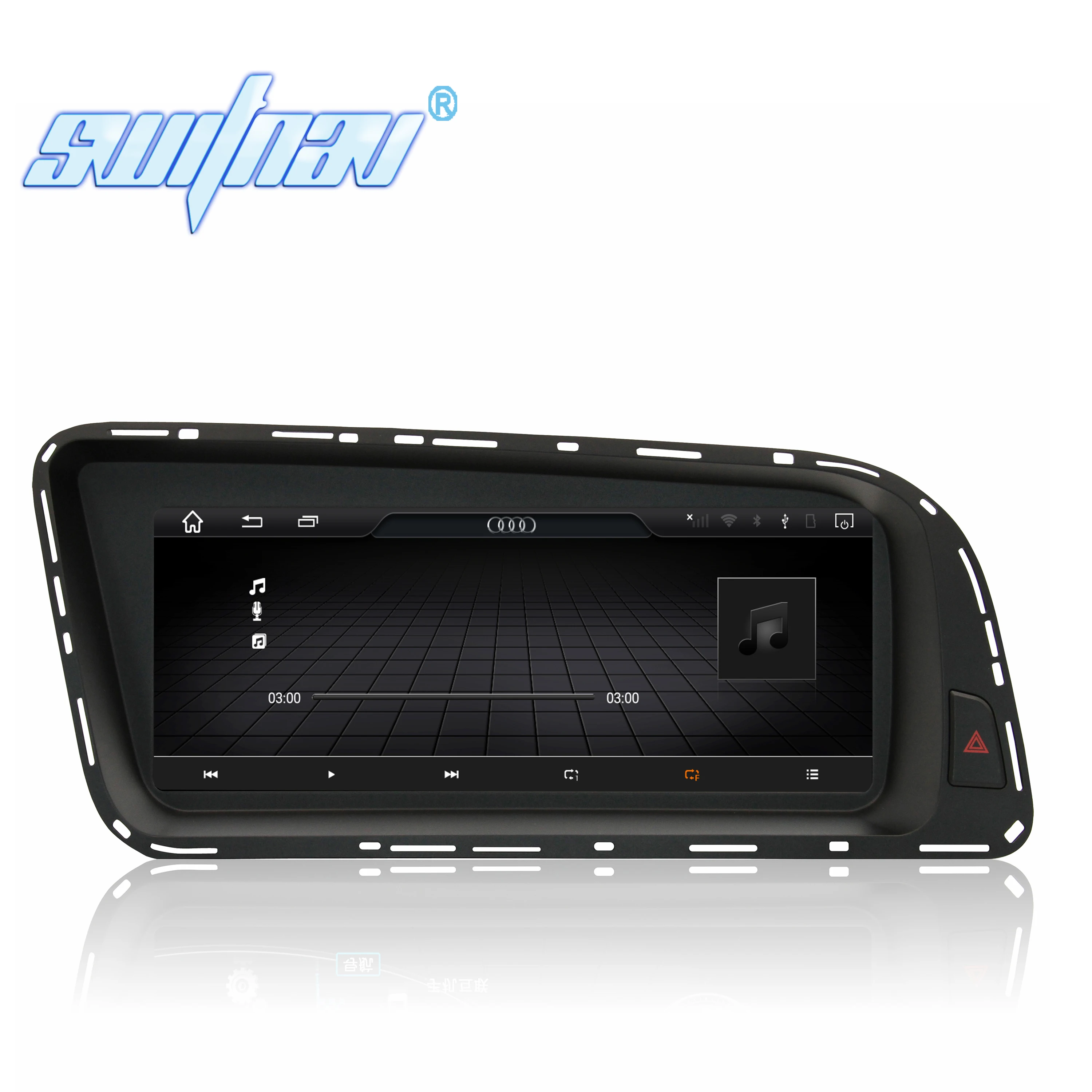 SWITNAV, 4 Гб+ 32 ГБ, Android 7,1 Автомобильный DVD плеер для автомобиля Audi Q5 2010- Автомобильный мультимедийный Авто поддержкой DVR WI-FI DAB OBD