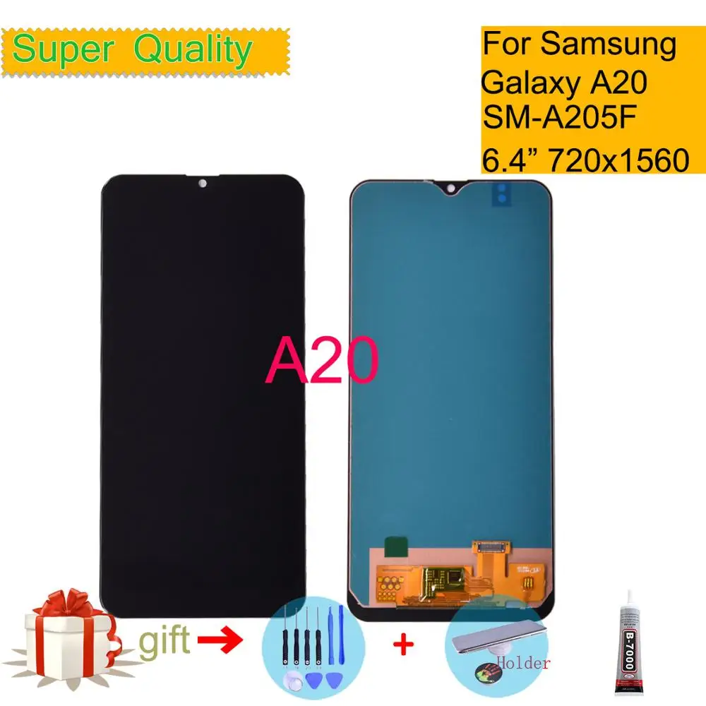 

INCELL LCD For Samsung Galaxy A20 A205 SM-A205F LCD Display Screen replacement for Samsung A20 A205 A205F display Assembly
