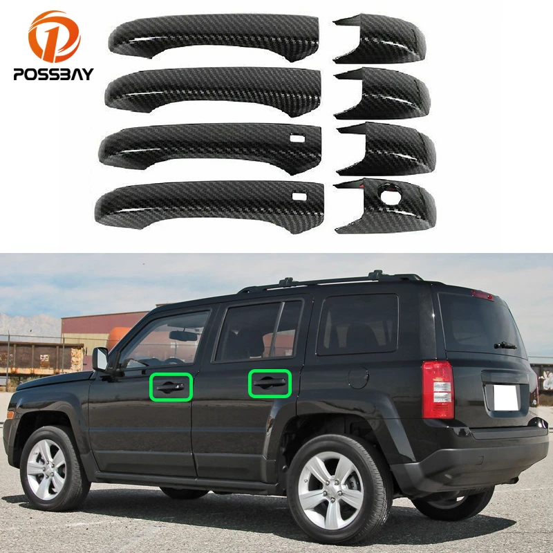 adecuado Comprimir amanecer Manijas de puerta Exterior de coche, decoración con pegatina para Jeep  Grand Cherokee Patriot/Dodge Durango Avenger Caliber/Chrysler 200|Manijas  de puerta exterior| - AliExpress