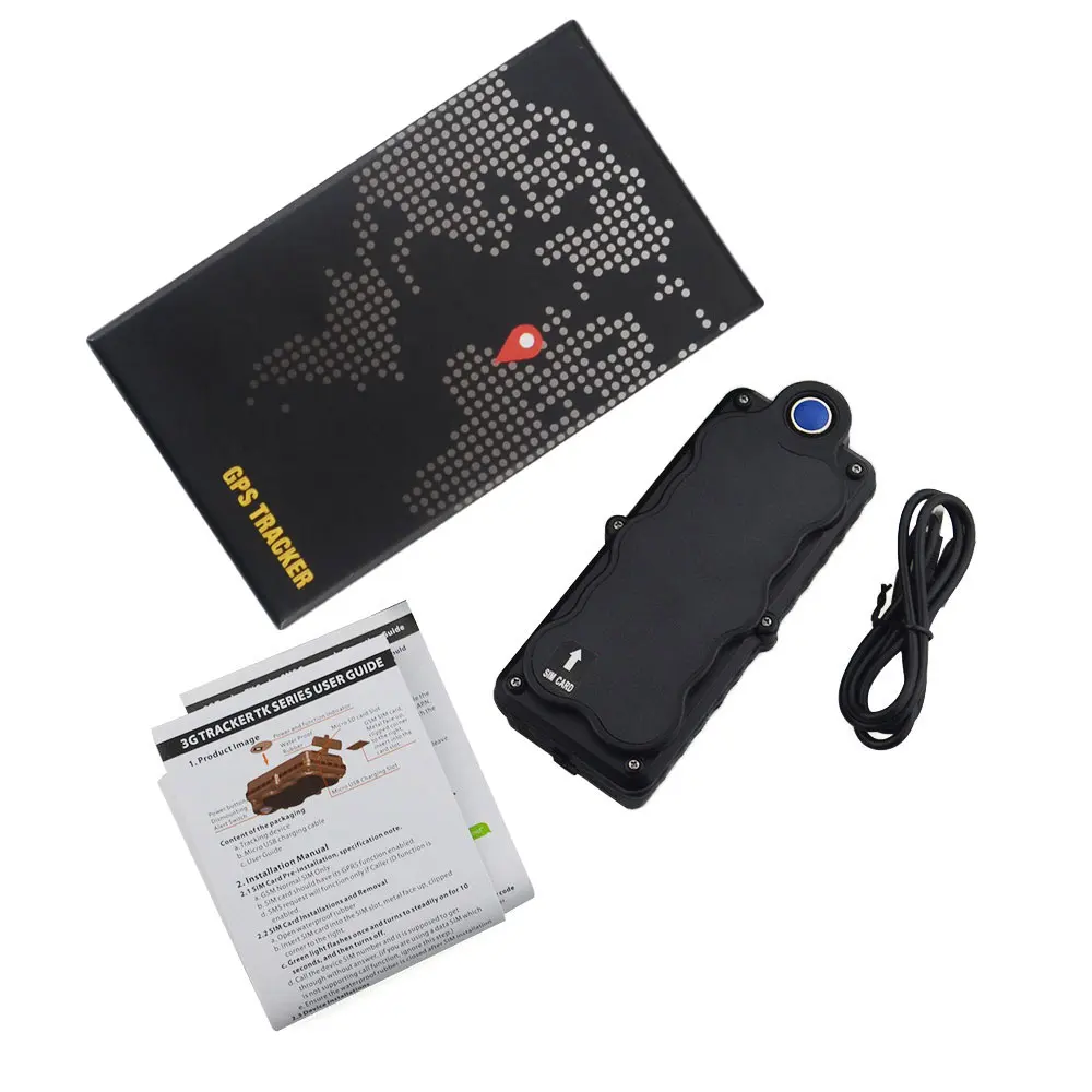 with box TK20SGSE 3g WCDMA Солнечный gps-трекер для транспортного средства с магнитным отслеживанием в реальном времени дроп-оповещение 20000 мАч батарея IPX7 водонепроницаемый - Цвет: with box