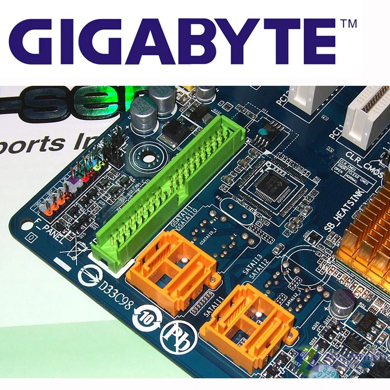 Для Intel P35 LGA 775 P35 DDR2 Gigabyte GA-P35-DS3L материнская плата USB 8G P35-DS3L настольная SATA II системная плата PCI-E X16