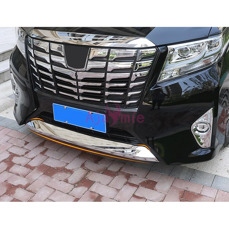 Для Toyota Alphard VELLFIRE 30 2016 2017 2018 хромированный автомобильный Стайлинг передняя