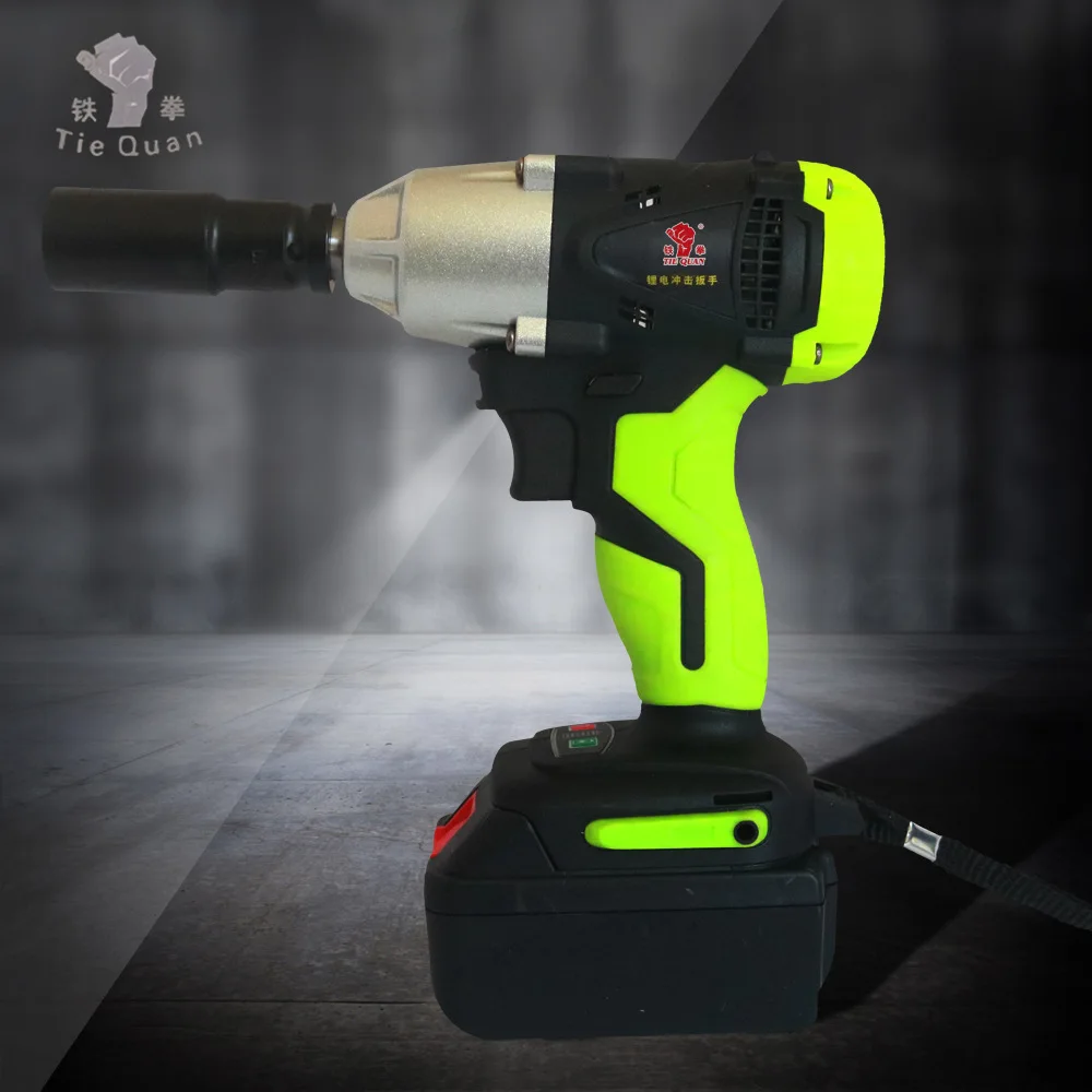 

Iron Fist Industrial Grade High-Power Electric Wrench Lithium Rechargeable Wrench Impact Wrench Scaffolders Special-purpose Wren