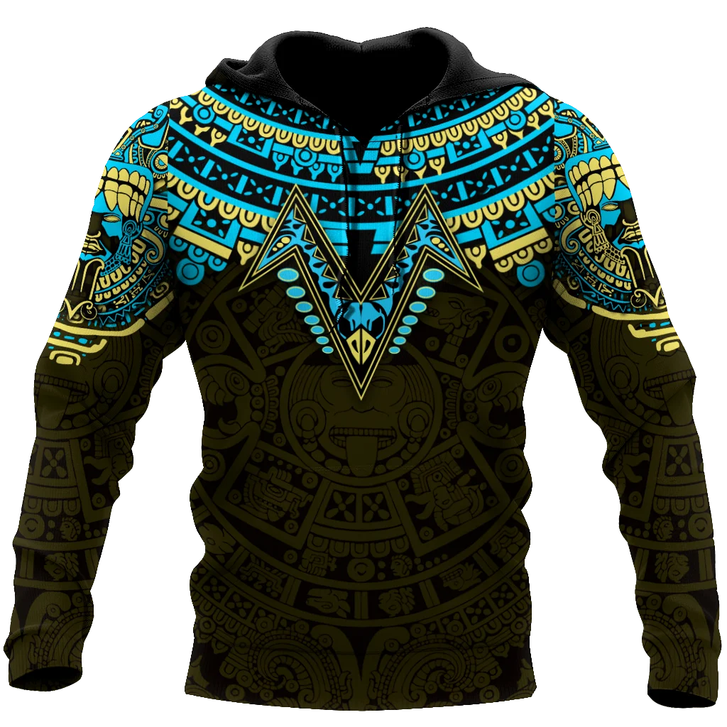 

Худи Aztec Мексики с 3D принтом, мужская и женская верхняя одежда в стиле Харадзюку, пуловер на молнии, свитшот, повседневная куртка унисекс, спортивный костюм
