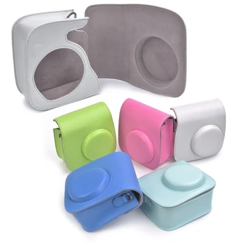 

Instax Mini 8/9 Camera Bags Faux Leather Shoulder Strap Case Pouch For Fujifilm
