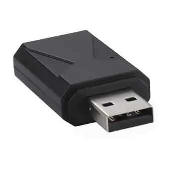 

USB 2 In 1 Audio Transmitter AUX Receiver Wireless Adapter With Mic For Laptop PC Computer Speaker Audio Switch Controller