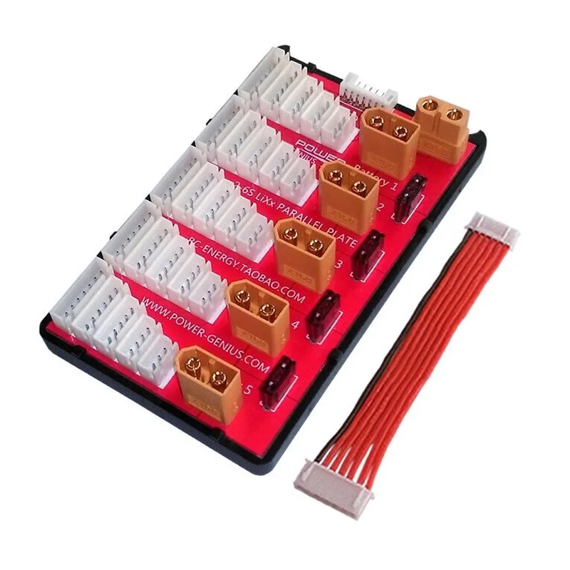 

Параллельная зарядная плата PG Plug XT60, совместимая с 4 группами 2-6S 2-8S, литий-полимерная батарея для моделей радиоуправляемых мультикоптеров, запасные аксессуары