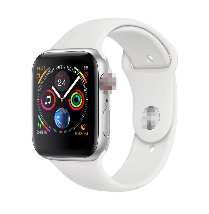 IWO 8 PLUS Smart watch Heart Rate Wireless Charger SmartWatch 44MM bracelet Series 4 Upgrade for Iphone Andriod Phone