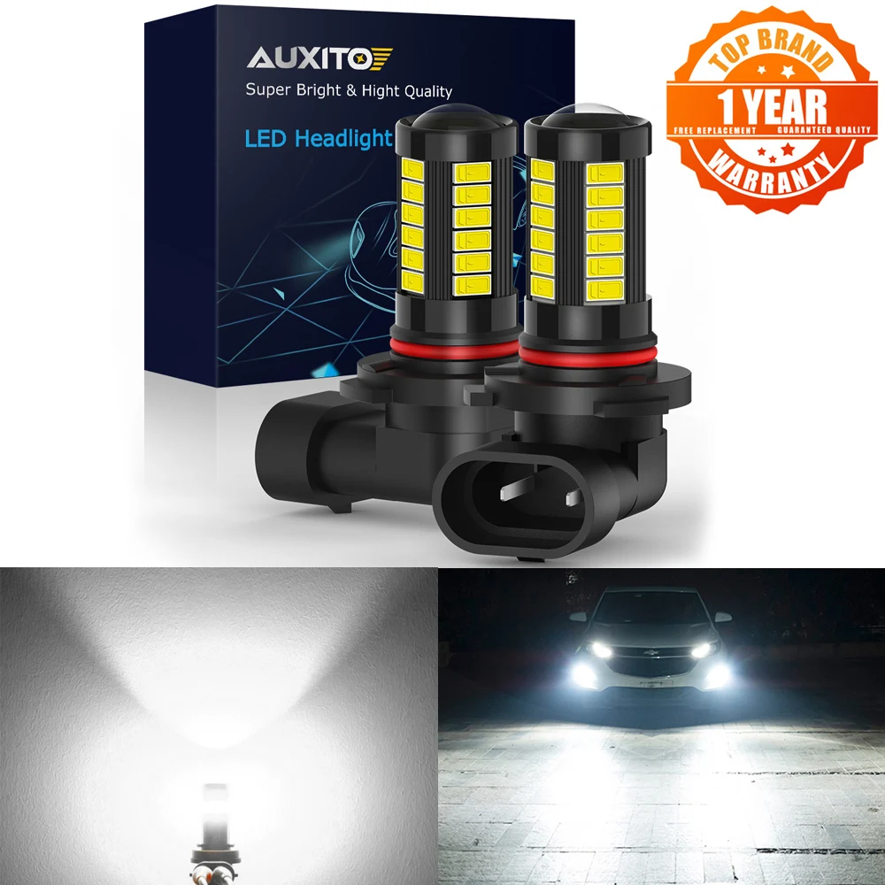 Автомобильные светодиодные лампы AUXITO 2 шт H11 H9 H8 12 В для Volvo XC60 XC90 S60 V70 S80 S40 V40 V50 XC70 V60