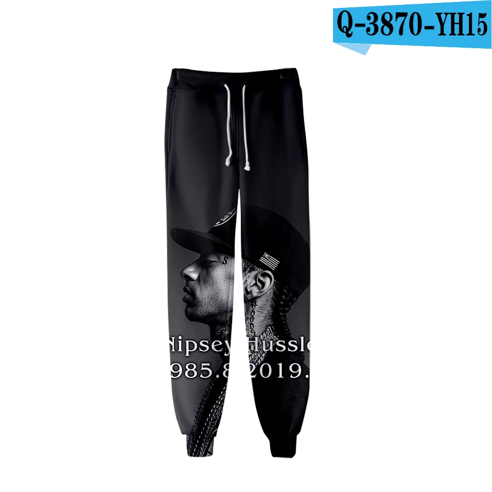 Nipsey Hussle, Мужские штаны, Harajuku, уличная одежда, 3d, спортивные штаны, хип-хоп стиль, модный спортивный костюм, Панталон, крутые, высокое качество, уличная одежда, штаны - Цвет: YH15