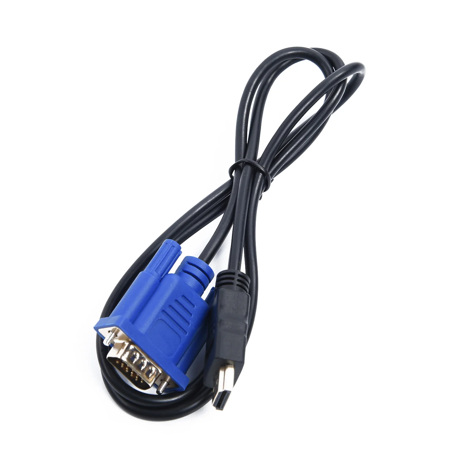 1 м HDMI к VGA D-SUB Мужской видео адаптер кабель для HDTV PC монитор компьютера Подключите устройство с HDMI