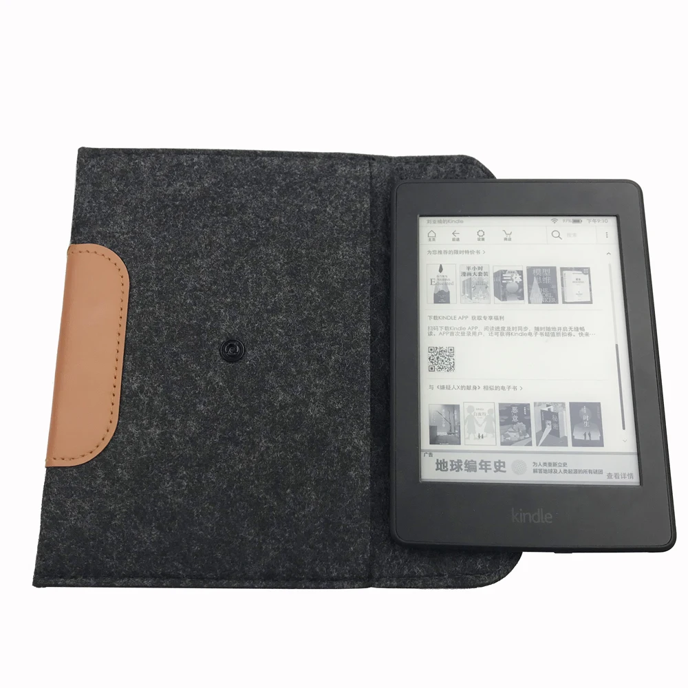 Per Il Caso Di Sony Prs-T1 T2 T3 Prs-600 Prs-650 Touch Edition 6 ''Panno Di Feltro Manica Ereader