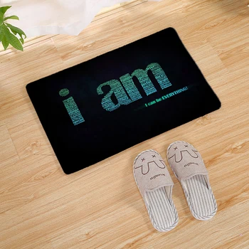

Home Mats Anti Slip Floor Carpet Pattern Print Doormat for Bathroom Kitchen Entrance Rugs Home Decoration Floor Mat 80CM