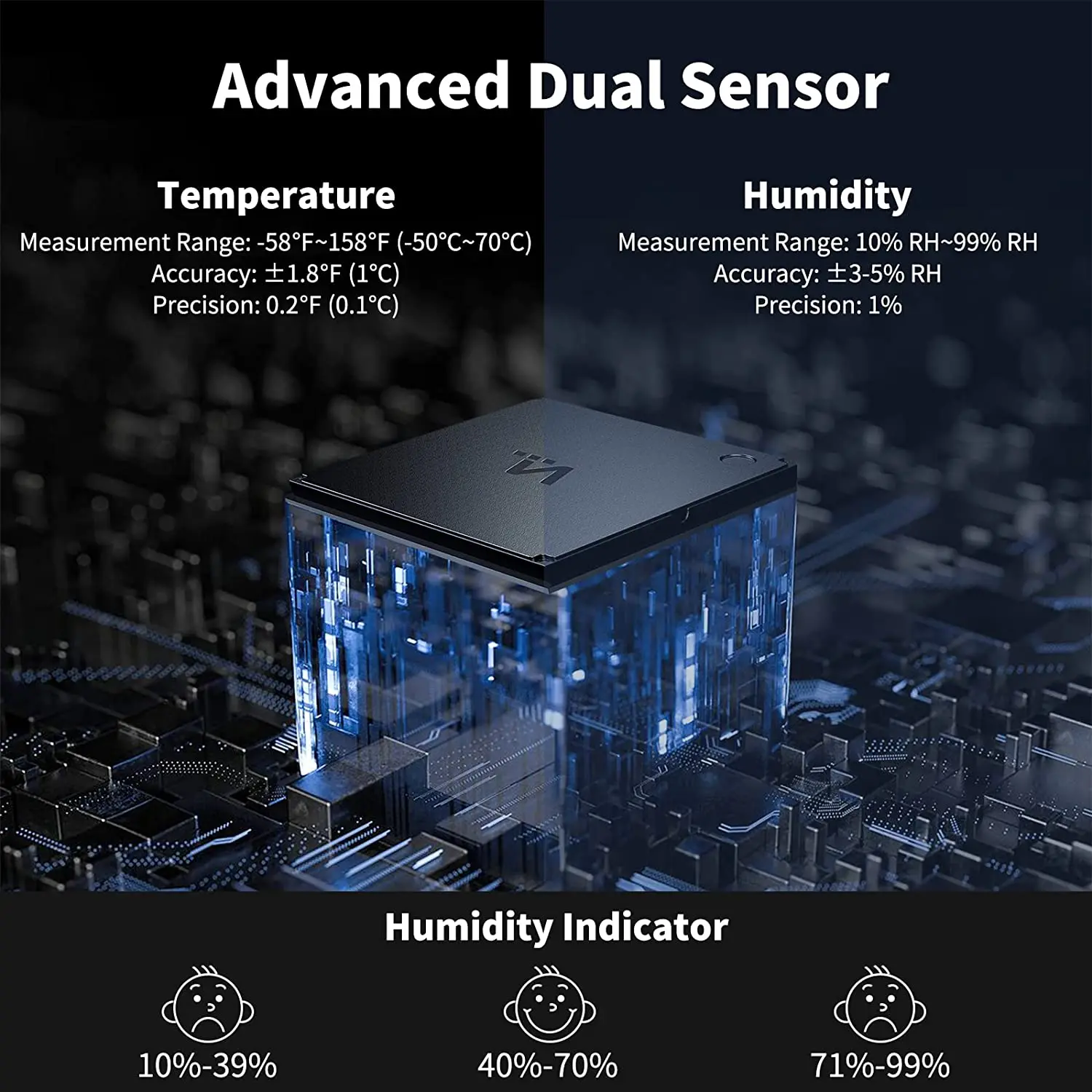 Thermometer Hygrometer Digital LCD Indoor Temperature Sensor Humidity Meter Thermometer Hygrometer Gauge