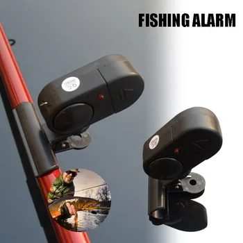 

Newly Electronic Fishing Bait Alarm Sound LED Lights Indicator Fish Rod Alarm Angling Supplies BN99