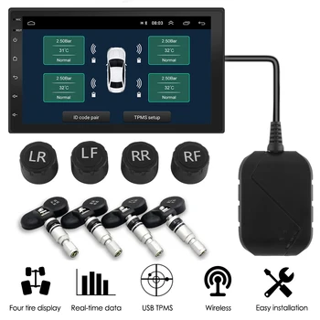 

Car Tire Pressure Alarm Monitor System USB TPMS for Android Car Radio USB 3.0 Auto Tire Tyre Pressure Monitoring System